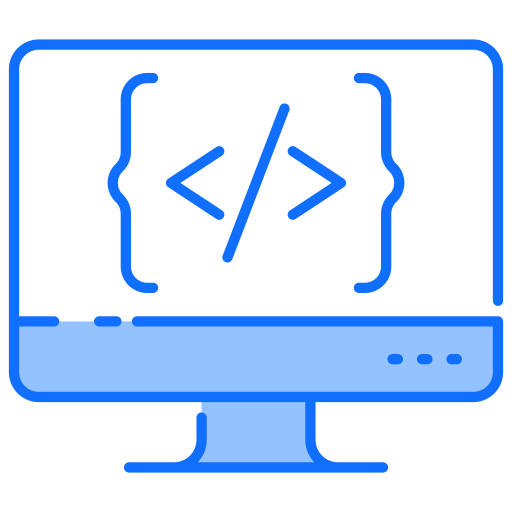 Coding Generic Blue icon