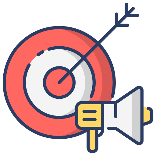 Targeted marketing free icon