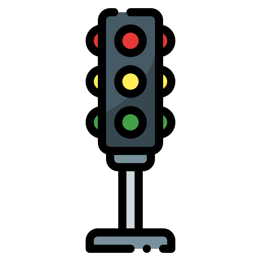 Traffic light Generic Outline Color icon