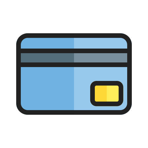 Credit card Generic Outline Color icon