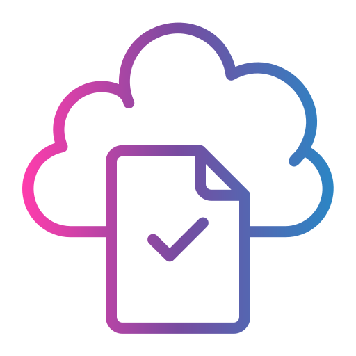datos en la nube icono gratis