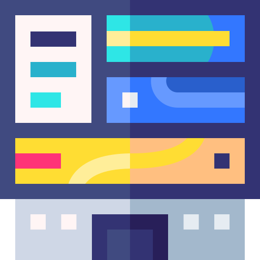 Building Basic Straight Flat Icon