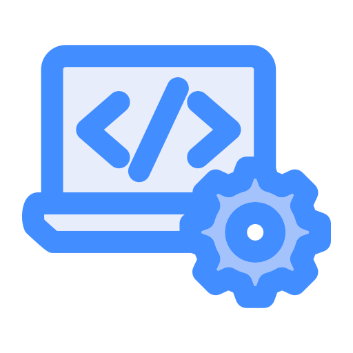 Coding Generic Blue icon