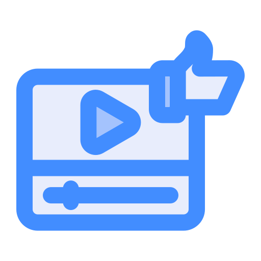 Video Generic Blue icon