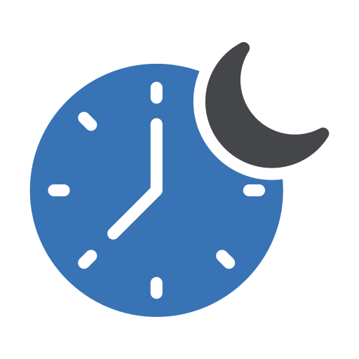 Noche - Iconos gratis de hora y fecha