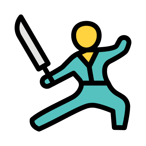 kung fu icono gratis