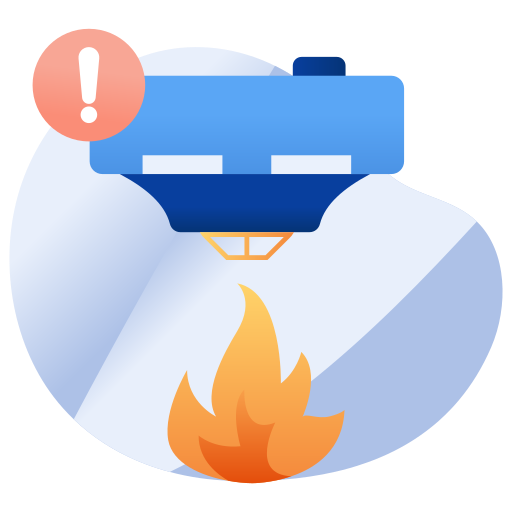 alarma de incendios icono gratis