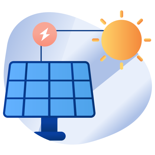 energía solar icono gratis