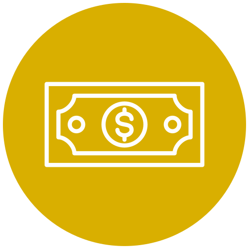 dinero en efectivo icono gratis