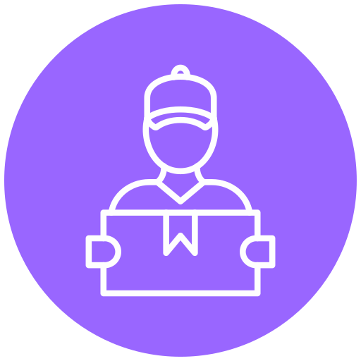 livreur Icône gratuit