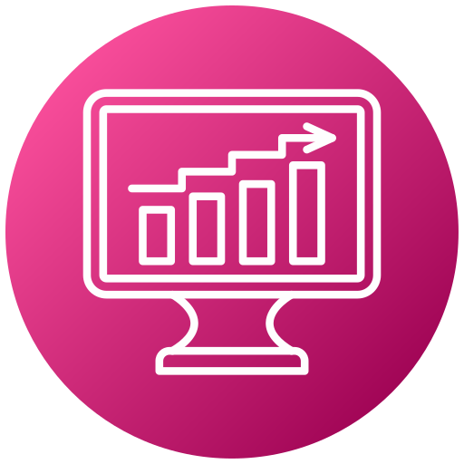 Bar chart Generic Flat Gradient icon