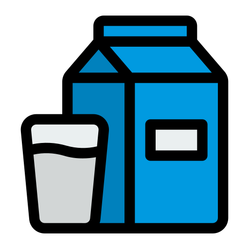 Milk Generic Outline Color icon