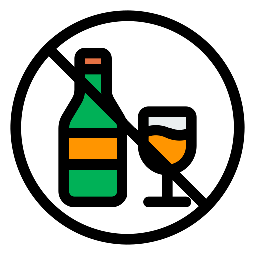 No alcohol Generic Outline Color icon