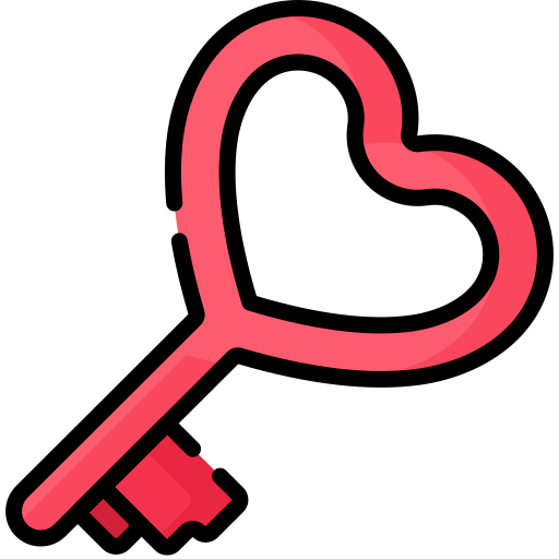 Love key free icon