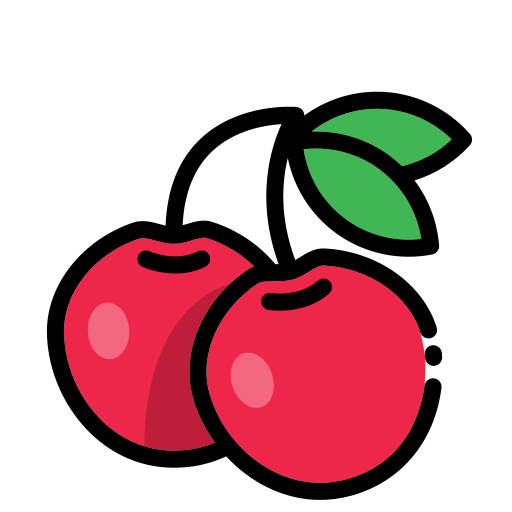 Cherry Generic Outline Color icon