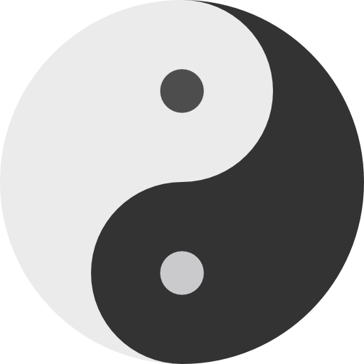 yin yang icono gratis