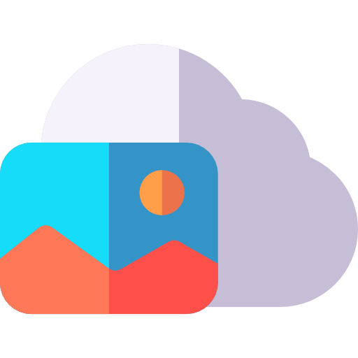 Cloud computing Basic Rounded Flat icon