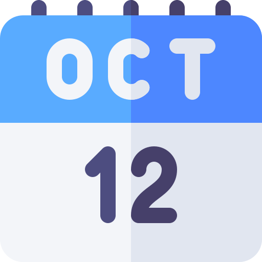 octubre icono gratis