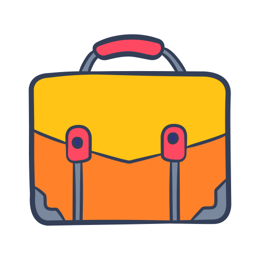 Briefcase Generic Hand Drawn Color icon