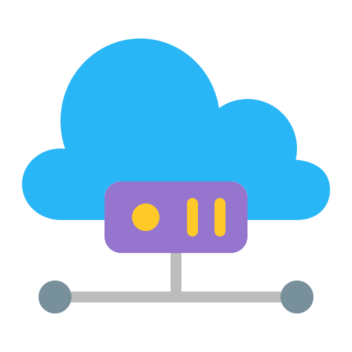 almacenamiento en la nube icono gratis