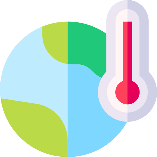 Global warming Basic Straight Flat icon