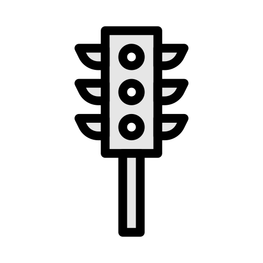 Traffic Lights Generic Outline Color Icon