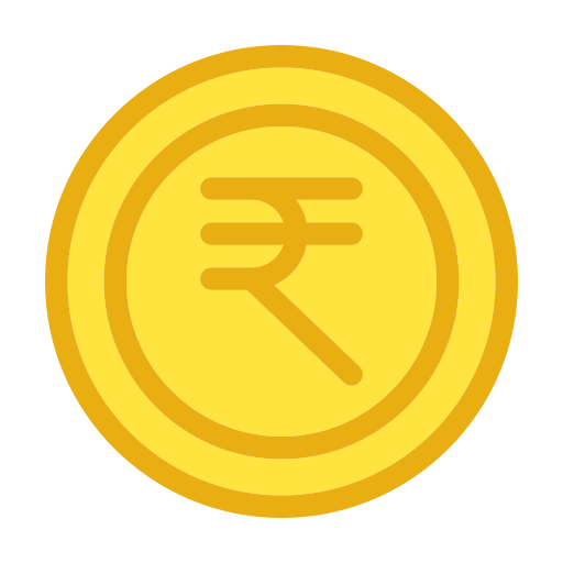 Rupee Generic Outline Color icon