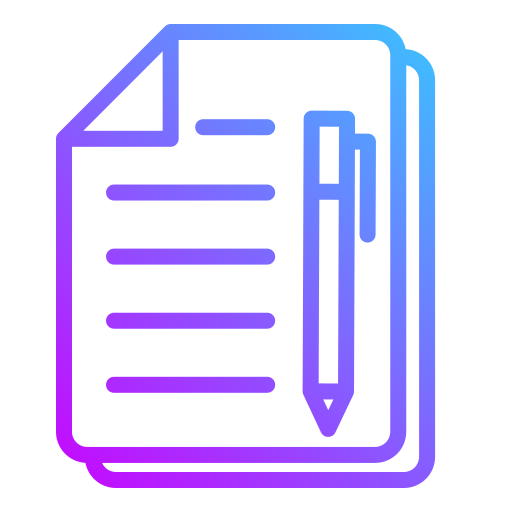 File and folder Generic Gradient icon