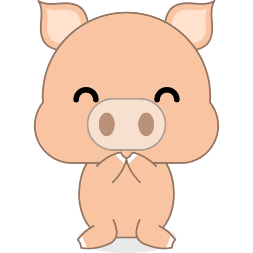 baby pig cartoon png