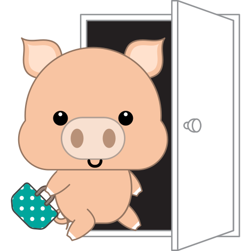 Pig free sticker Pig free sticker
