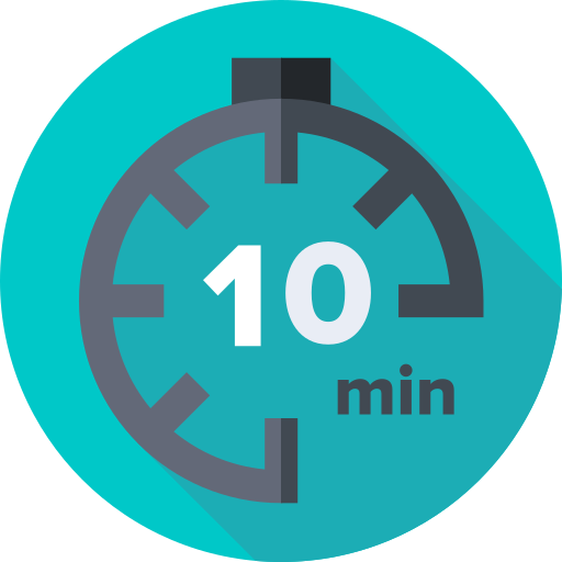 10 minutos icono gratis