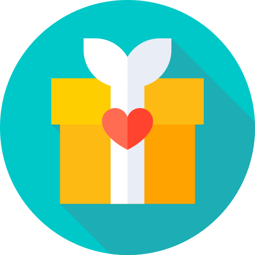 caja de regalo icono gratis