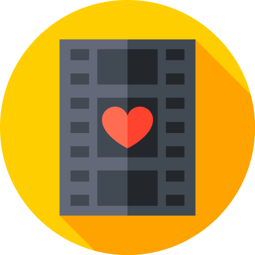 carrete de película icono gratis