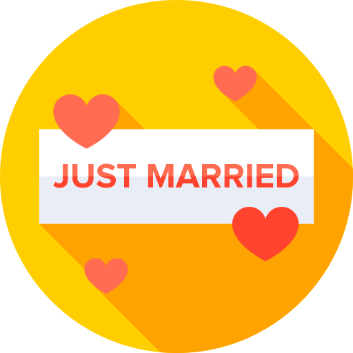 tout juste marié Icône gratuit tout juste marié Icône gratuit