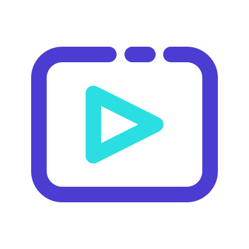 reproductor de video icono gratis