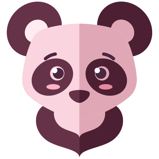 Desenho de Um urso panda pintado e colorido por Usuário não