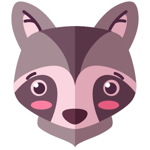 Raccoon Generic Flat icon