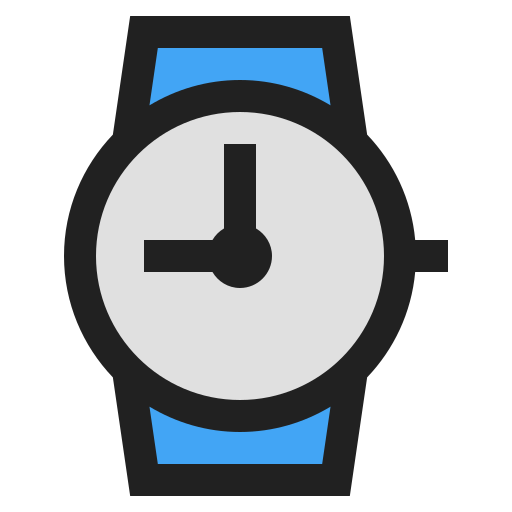 reloj de pulsera icono gratis