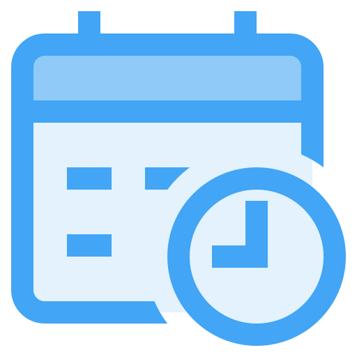 Calendar Generic Blue icon