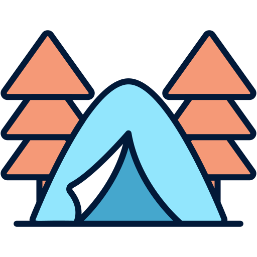 Camping Generic Outline Color icon