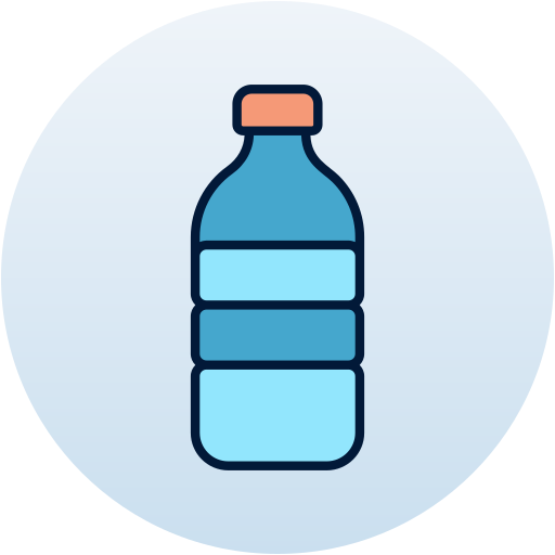 Water bottle Generic Circular icon