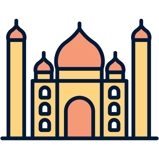 taj mahal icono gratis