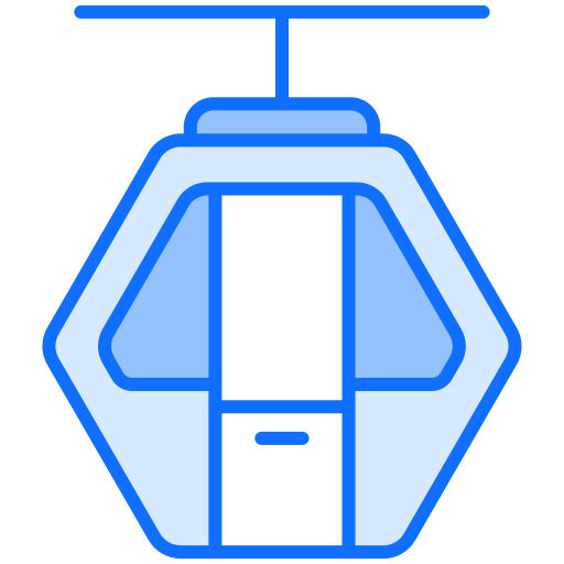 cabina del teleférico icono gratis