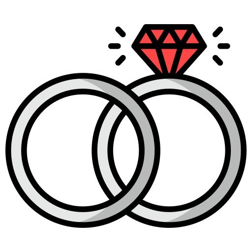 Engagement ring - Free love and romance icons