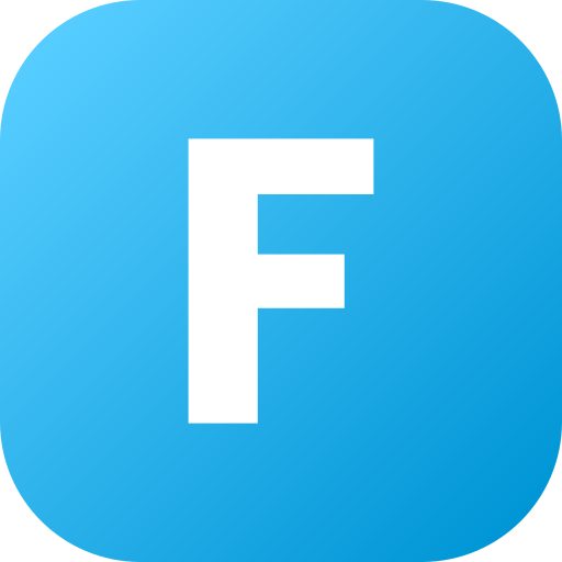 Letter f Generic Flat Gradient icon