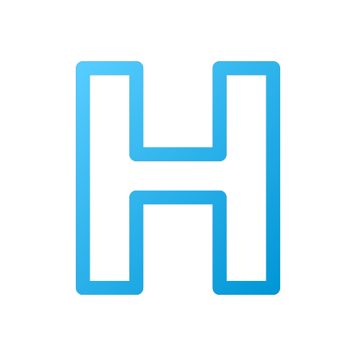 Letter h Generic Gradient icon