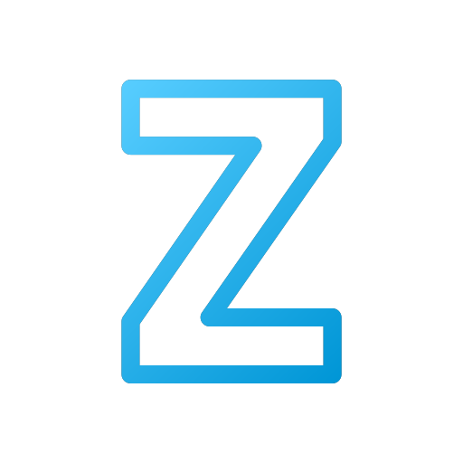 Letter z Generic Gradient icon