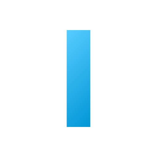 Letter i Generic Flat Gradient icon