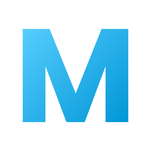 Letter m Generic Flat Gradient icon