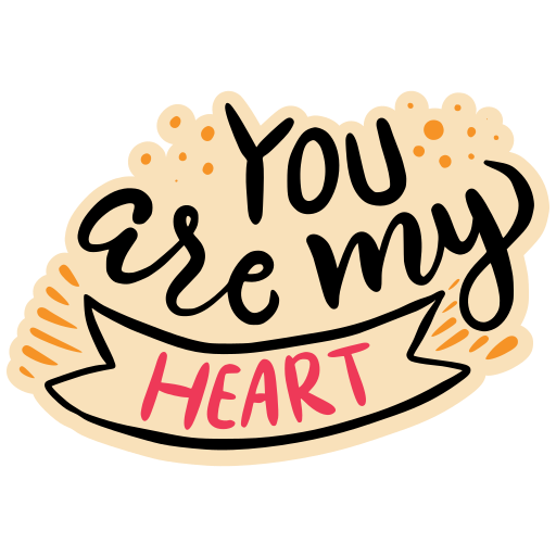 My heart Sticker
